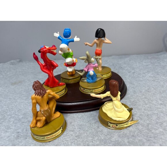 100 Years of Magic McDonalds 2002 Disney Figures Set of 7 on Stand Brer Rabbit, - Picture 6 of 9